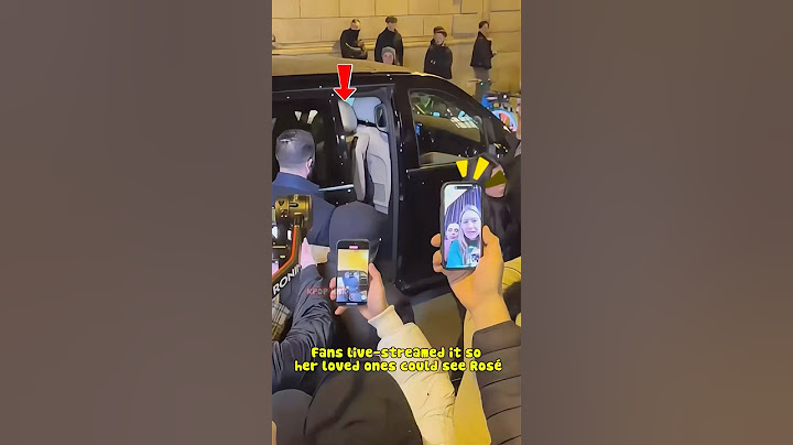 Fan Shows Rosé To Her Fav People!! 🥰🥰 #blackpink #kpop #rose #rosé