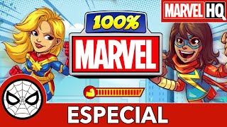 ¡Capitana Marvel y Miss Marvel trabajan en equipo! | 100% Marvel | Marvel HQ