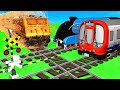 【踏切アニメ】もふもふ電車 Railroad Crossing Train Animation
