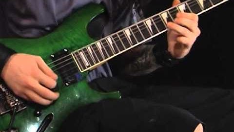 Guitar Lick with Legato and Tapping Technique - Lead guitar Lesson