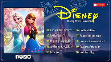 Best Disney Princess Songs 🍀 Romantic Disney Songs Compilation 🍀 Disney Songs Populer