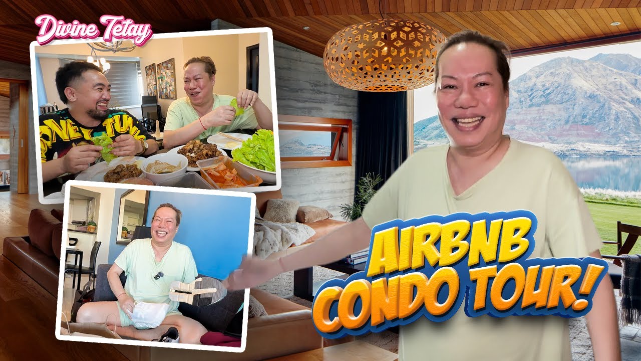 MAKIKITIRA MUNA TAYO MGA KATETS! ( MY AIR BNB CONDO TOUR WITH COOKING AND UNBOXING ) | DIVINE TETAY