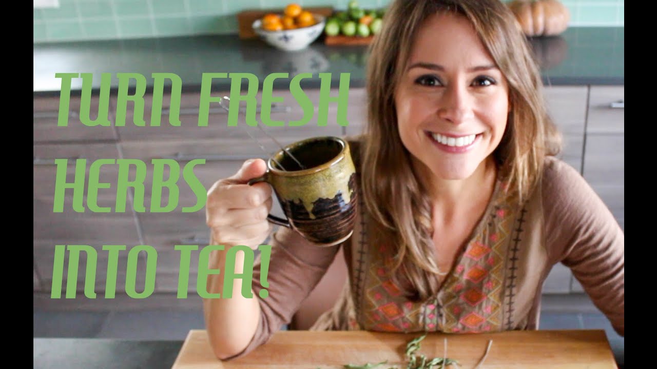 Turn Fresh Herbs into Tea! Quick Kitchen Tip! - YouTube