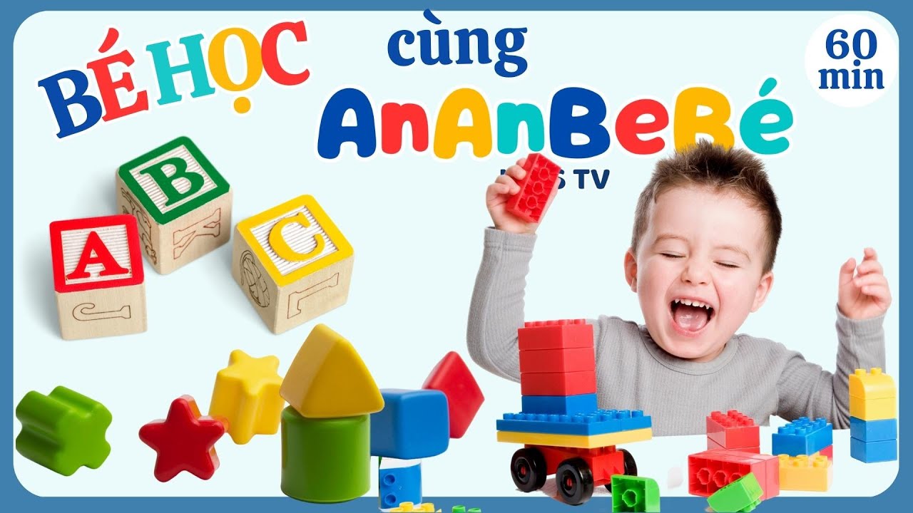 Hình Học, Màu Sắc, Bảng Chữ Cái, Động Vật | Bé Học cùng AnAnBeBé
