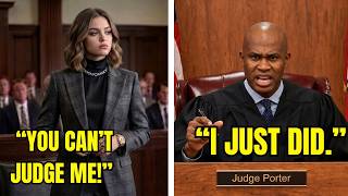 Rich CEO s Daughter Insults Judge Porter Instantly Regrets It