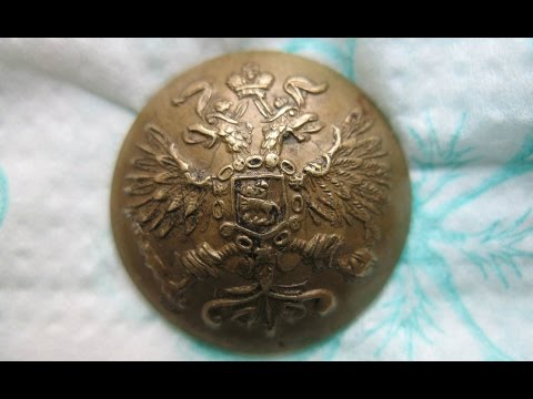 Медные пуговицы царской россии без рисунка