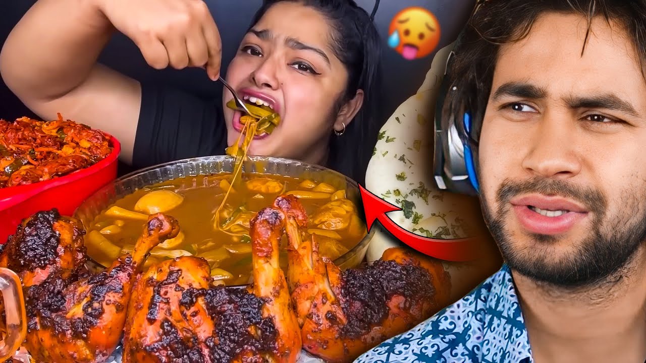 Maddy eats - thoda khana 🥘 desh ke lie bhi chohd de behn 🤷‍♂️😂