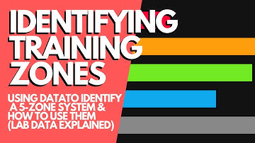 HOW TO IDENTIFY TRAINING ZONES FROM LAB DATA: 5-Zones from VO2max Data