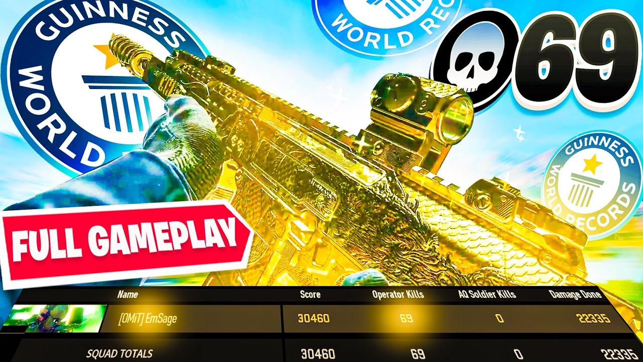 FULL GAMEPLAY WORLD RECORD *69 KILL* SOLO SQUADS GAME in WARZONE 2 🏆 (Full Uncut Gameplay + Loadout)