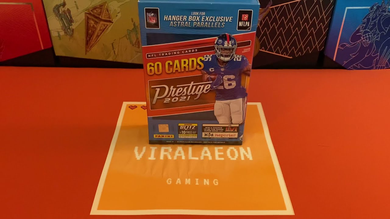 2021 Panini Prestige Football Retail Hanger Box Opening!  Astral Parallels and QB inserts!
