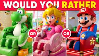 Would You Rather - Build Your SUPER MARIO GALAXY House 🍄✨🌌🏰 Part 2 | Daily Quiz