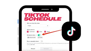 how to schedule tiktok posts on PC
