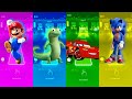 Mario 🆚 Tom Lizard 🆚 McQueen 🆚 Sonic 🪩 Tiles Hop Edm Rush 