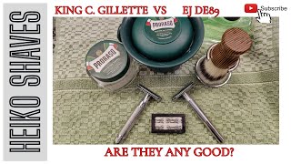 King C. Gillette razor  vs. Edwin Jagger DE89  + Giveaway reminder!!! Profile