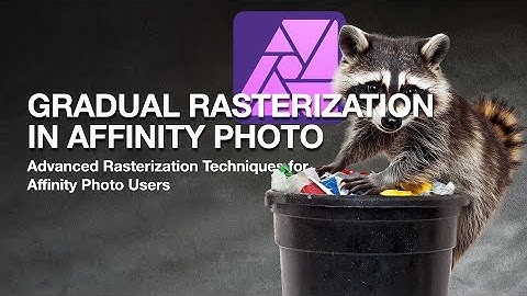 Affinity Photo Gradual Rasterization for White Toner Printing