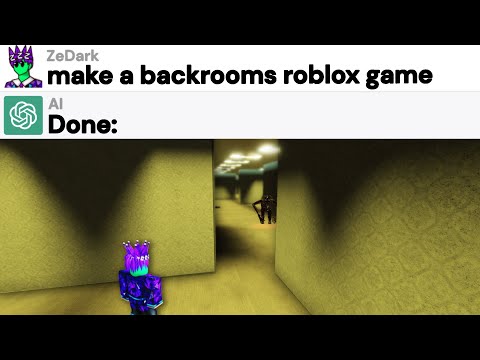 How To Make Backrooms Roblox Game with 0 Skill