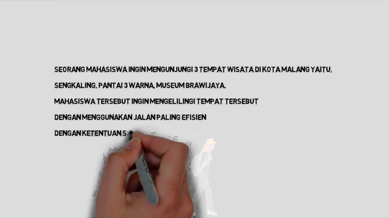 Permasalahan TSP menggunakan Algoritma Brute Force - YouTube