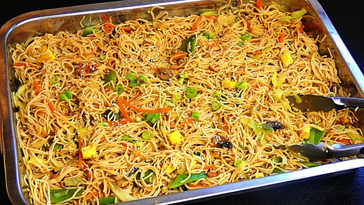 Chow mein noodle comme au buffet !