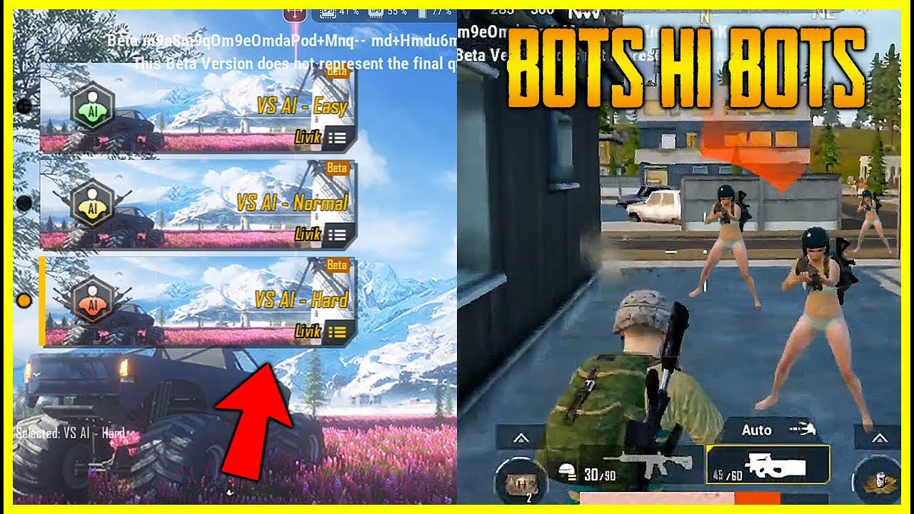 BGMI UPCOMING VS AI MODE | FULL ADVANCE BOT LOBBY + BOTS THROW GRENADES + STUN GRENADES !!! 😵👀🔥
