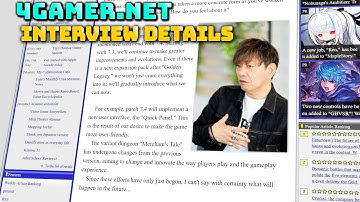 FFXIV: More Character Customization Options Coming? - 4 Gamer Interview With Yoshi P