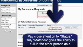 F2014 Roommate Selection Video Tutorial