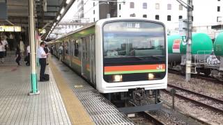 八高線209系 八王子駅発車