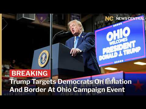 Trump Rallies Ohio GOP As Senate Battle With Sherrod Brown Heats Up | News Central | AC1F