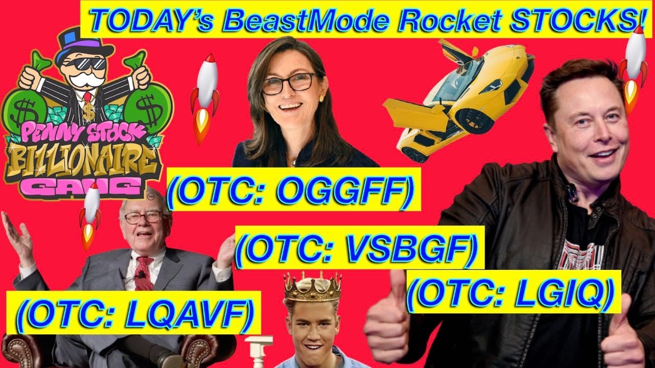 BREAKING OUT! (VSBGF) (ENTEF) (LQAVF) (LGIQ) (OGGF) Wealth Rocket PennyStocks!