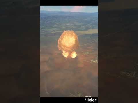 SHOOTING on NUKE Bomb - War Thunder