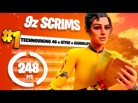 COMO O TECHNOVIKING VENCEU A 9Z SCRIMS | MELHORES MOMENTOS | Fortnite