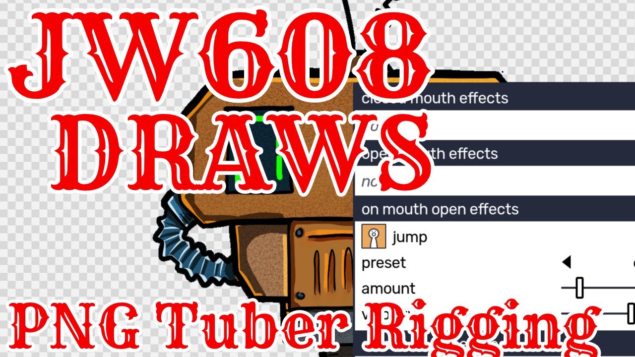 JW608 Draws - 004 - PNG Tuber Robot Rigging