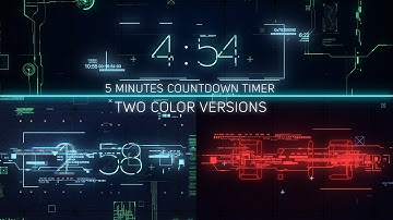 Digital Glitch Countdown