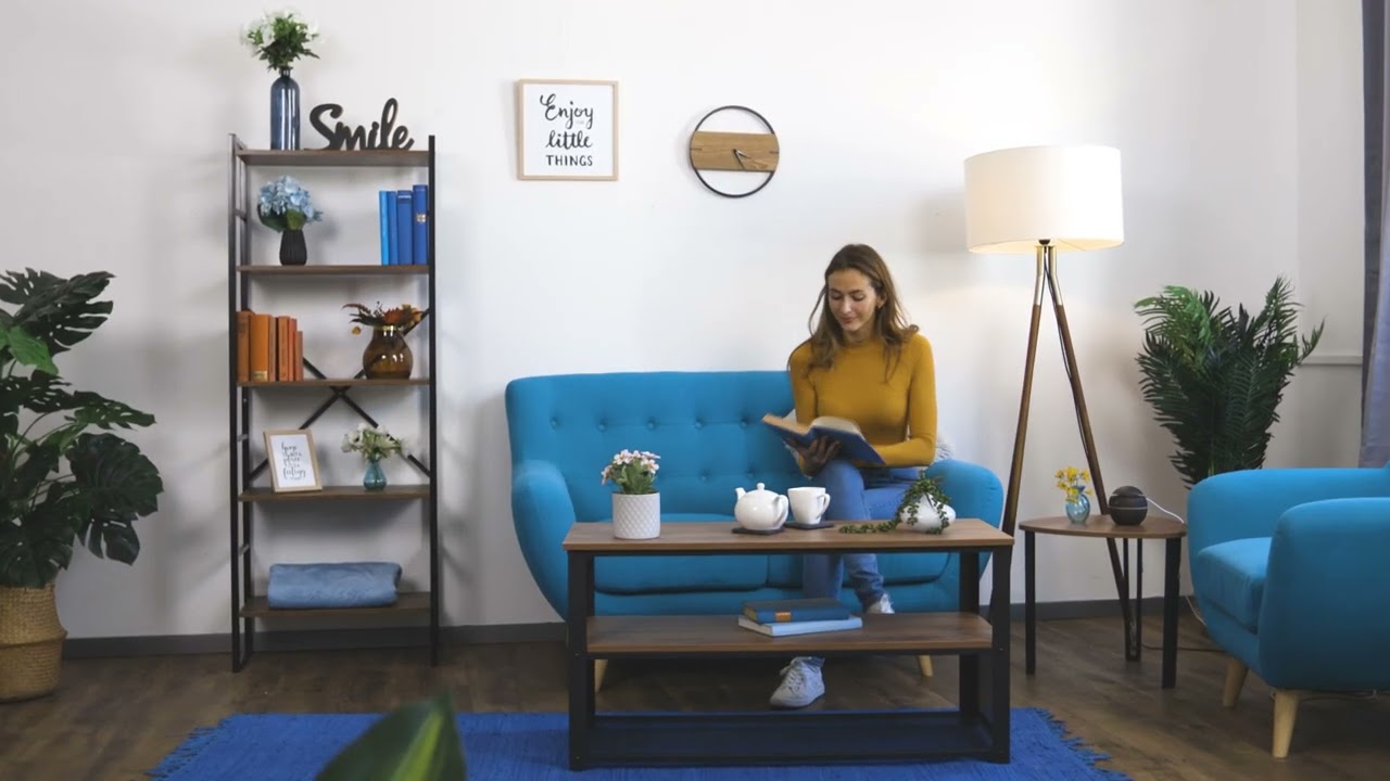 Настінний годинник дерев'яний 10034281 Relaxdays