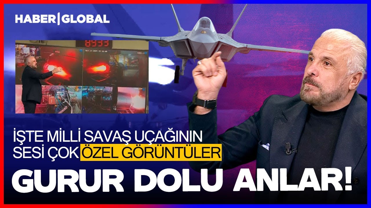 Gurur Dolu Anlar! Milli Savaş Uçağı KAAN'ın Motoru Böyle Çalıştı Yer Gök Sallandı