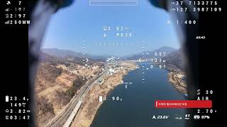 DJI O4 Air Unit | 10km Long-Range 5-Inch Drone Flight Along the Han River in Strong Winds.