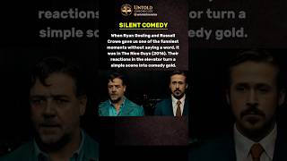 Their reactions were comedy gold😂 #ryangosling #russellcrowe #theniceguys