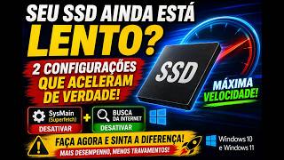 SSD Lento no Windows 10/11? TURBINE o Desempenho com Esses 2 Segredos Escondidos!