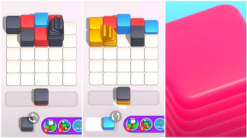 Hexa Stack N Sort Gameplay 2 , Android Games ios Walkthrough Simulator Think Brain Puzzle