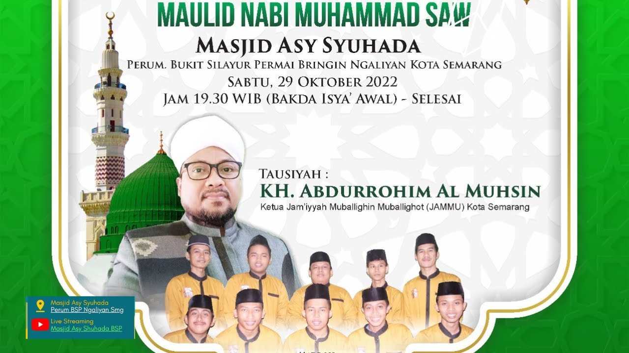 Peringatan Maulid Nabi Muhammad SAW, BSP Bersholawat
