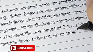 Pidato Islami Peringatan Hari Raya Idul Adha 2025 dengan Tema “Pelajaran Berharga dari Kurban”