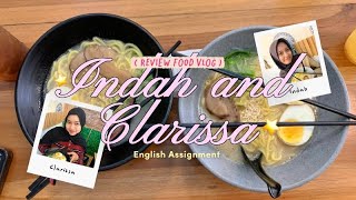 Ramen Noodle Review English Ignment Clarissa Alya Suhara & Indah Suci Nurramadhani - Xii.a3