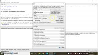 How to create a project in OmegaT Resimi