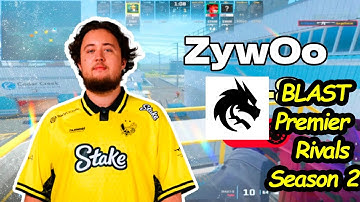 ZywOo AWP 3K on Nuke vs Spirit BLAST Premier Rivals Season 2