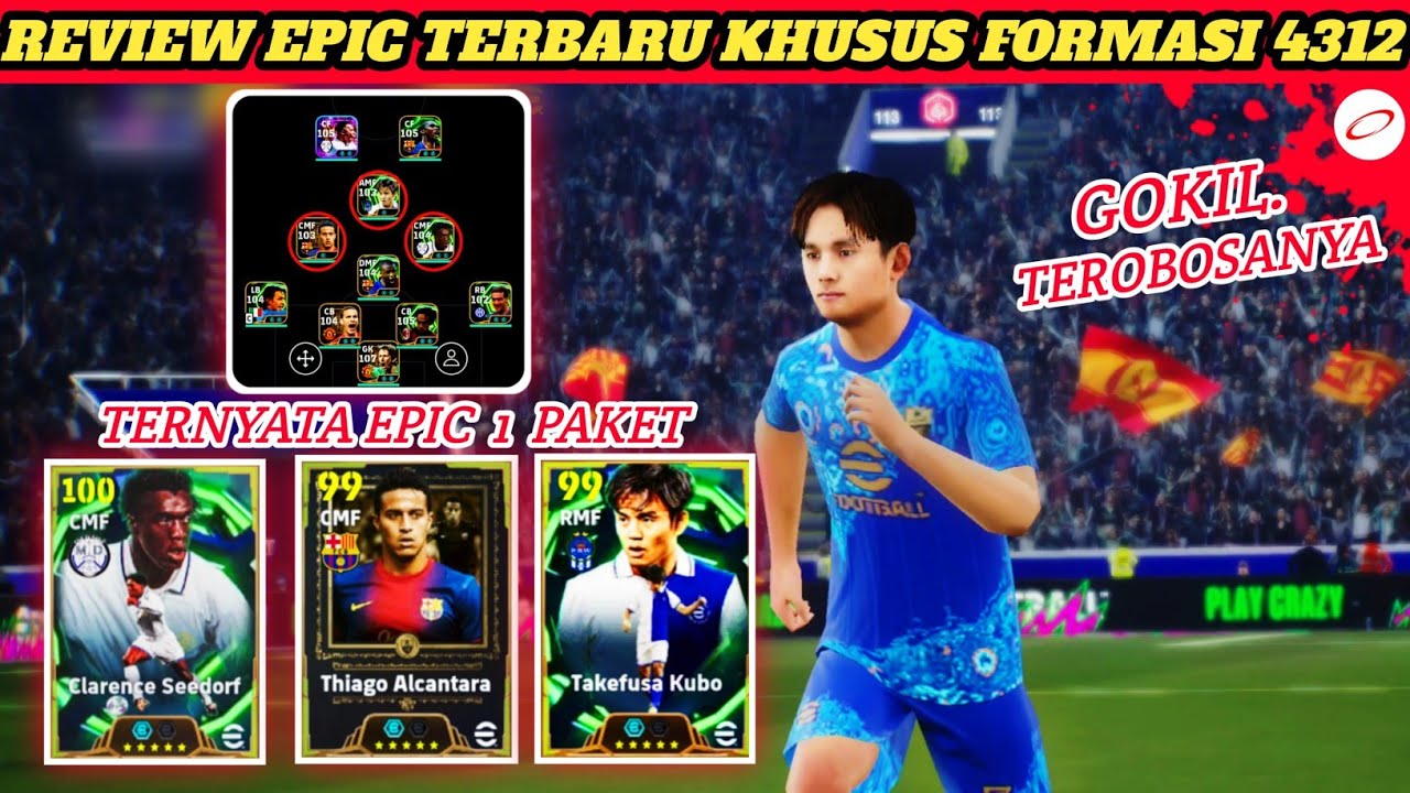 REVIEW 3 EPIC TERBARU DENGAN AKURASI PASING LUAR BIASA AMAZING || EFOOTBALL 2026 MOBILE 