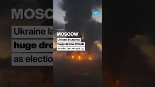 Moscow: Ukraine launches huge drone attack as election wraps up • FRANCE 24 English