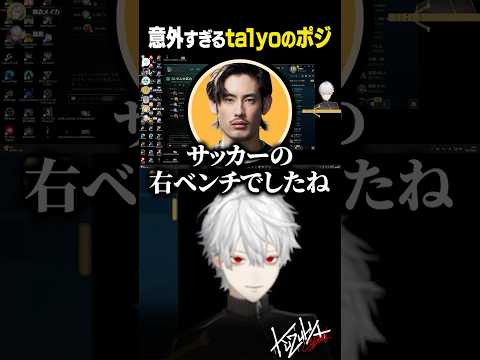【 #LTK 】意外すぎるta1yoのポジ【 #leagueoflegends #にじさんじ #shorts 】