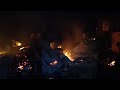 St James house fire destroys three homes; elderly man suffers severe burns