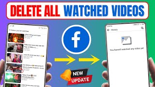 How To Delete All Watched Videos On Facebook In Mobile - 2026