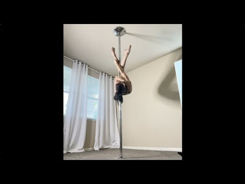 Sleeping Cat Pole Shape and Vertical Splits combo