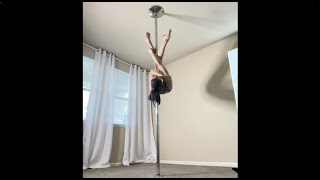 Sleeping Cat Pole Shape And Vertical Splits Combo